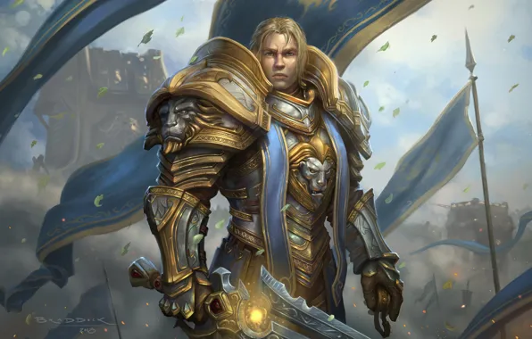 Warcraft, Blizzard, Illustration, Eric Braddock, Characters, Alliance, Game Art, World of WarCraft