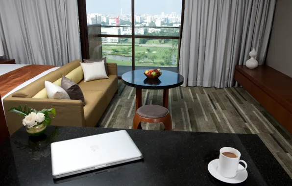 Design, style, interior, megapolis, living room, city apartment, Bangkok, elegance