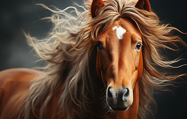 Picture look, face, nature, pose, horse, horse