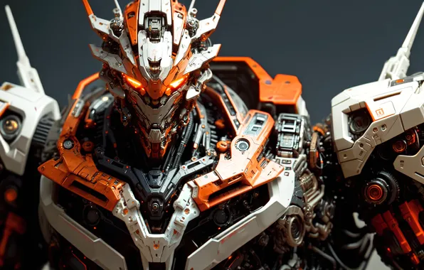 Look, background, robot, transformer