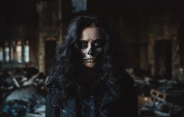 Look, girl, face, background, hair, makeup, makeup