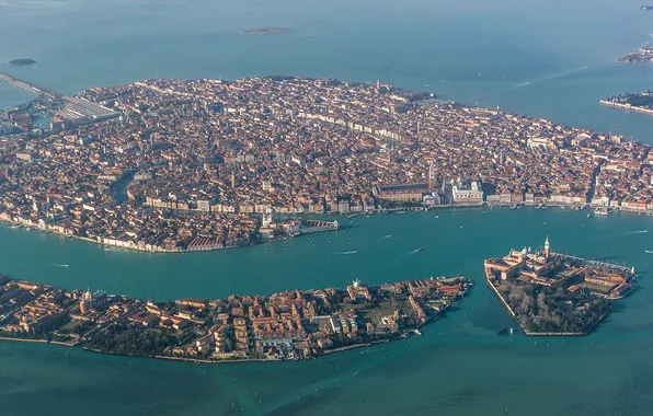 Sea, Islands, home, Italy, panorama, Venice, channels