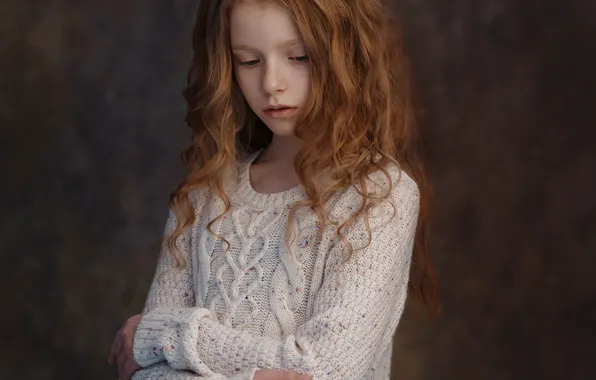 Girl, freckles, Artem Bondarovich, Valeria Zinkovich
