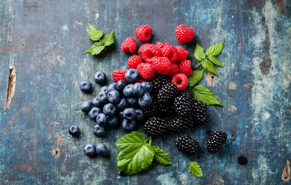 Berries, raspberry, photo, food, blueberries, BlackBerry, blueberries