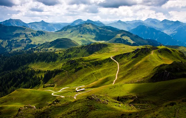 Mountain, Austria, Kitzbuhel Mountain