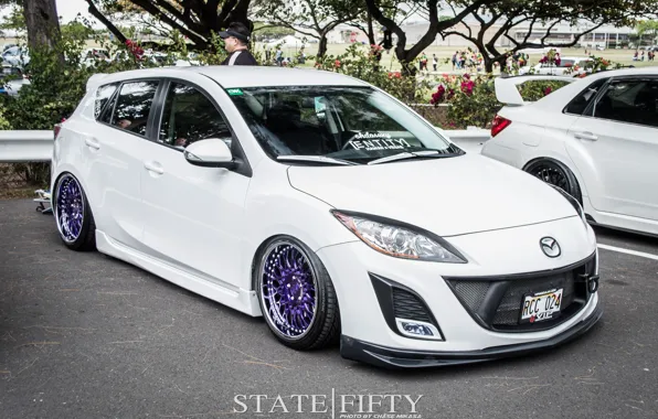 Turbo, white, mazda, japan, jdm, tuning, low, stance