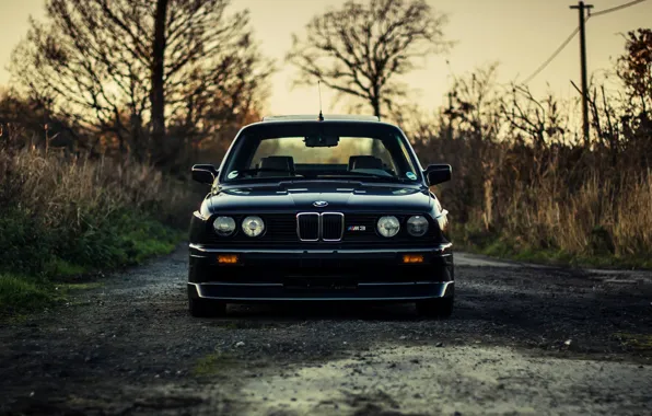 Auto, Black, BMW, Machine, Boomer, BMW, Lights, E30