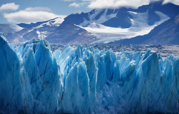 Picture MOUNTAINS, FROST, ICE, TOPS, SNOW, GLACIER