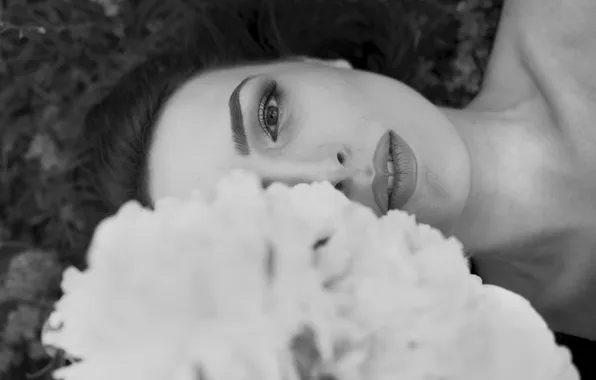 Black and white, Alina, portrait photo, Batraz Tabuev