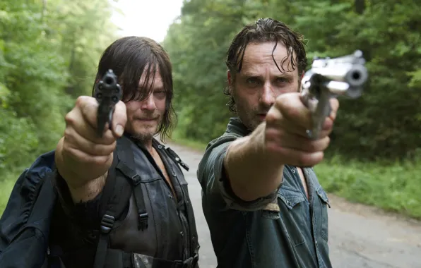 Trunks, The Walking Dead, The walking dead, Andrew Lincoln, Norman Reedus, Daryl Dixon, Rick Grimes