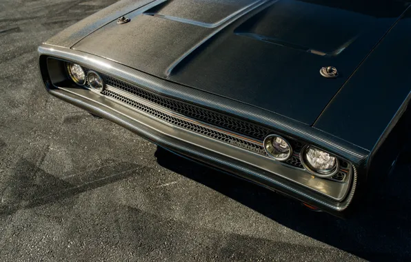 Picture Carbon, Evolution, 1970, Dodge Charger, The Front Headlights, Speedkore, Carbon fiber