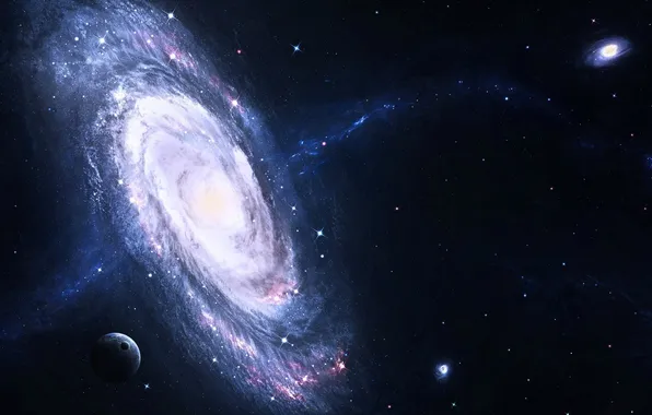 Picture space, planet, galaxy
