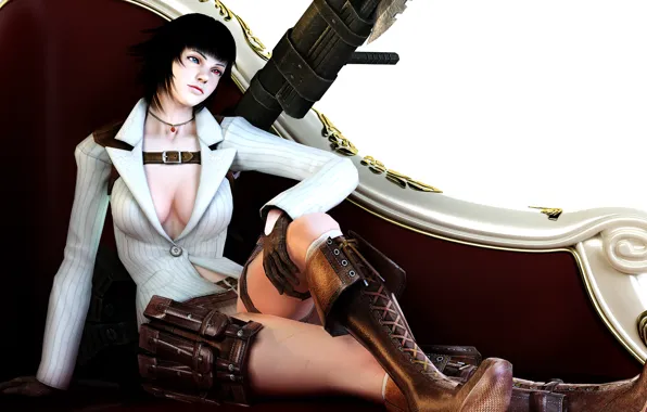 Fan art, devil may cry, demon hunter, Lady, Mary