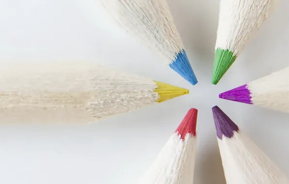 Picture background, color, pencils