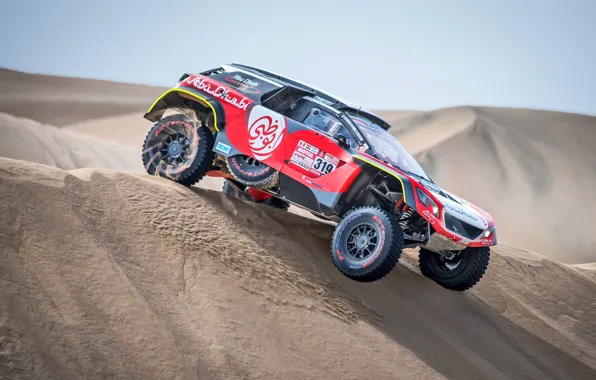 Sand, Auto, Sport, Machine, Race, Peugeot, Lights, Red Bull