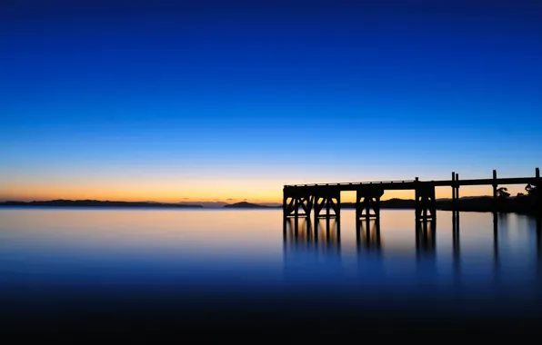 Picture water, landscapes, bridges, piers