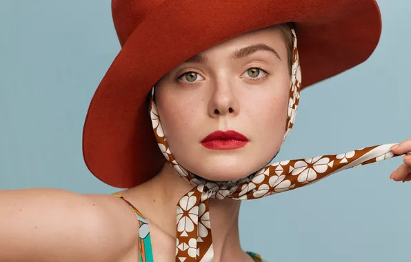 Look, girl, close-up, style, background, portrait, hat, actress