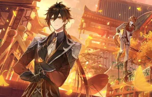 The city, guys, Genshin Impact, Genshin Impact