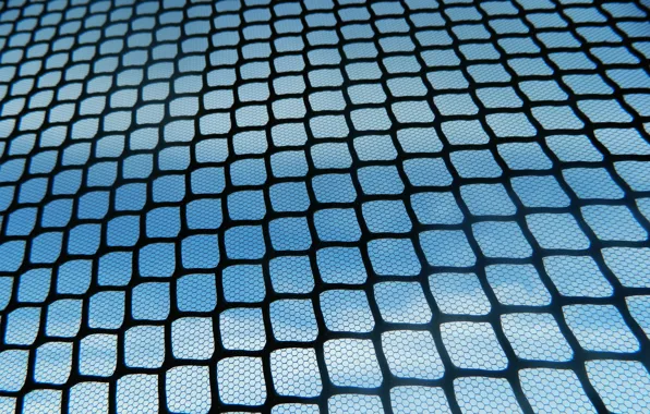 The sky, Grille, Blue, White