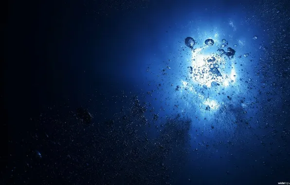 Water, bubbles, under water