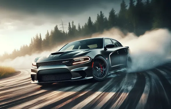 Dodge, wallpaper, Drift