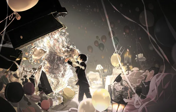 Picture gosick, Kazuya Kujo, Victorique de Blois, Kazuya Kuze, Gosik, Lets them escape instead of de …