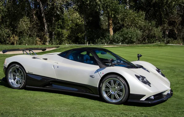 Picture white, zonda, pagani