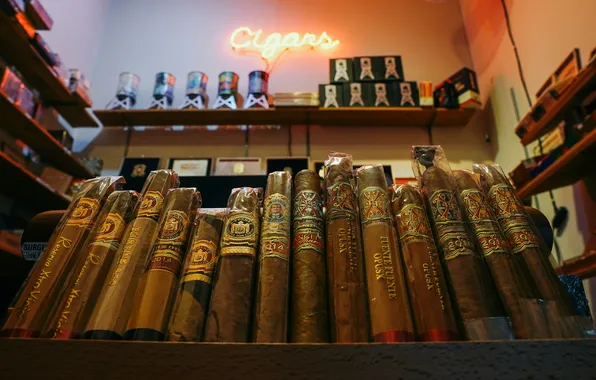 The inscription, cigars, tobacco, Don Carlos