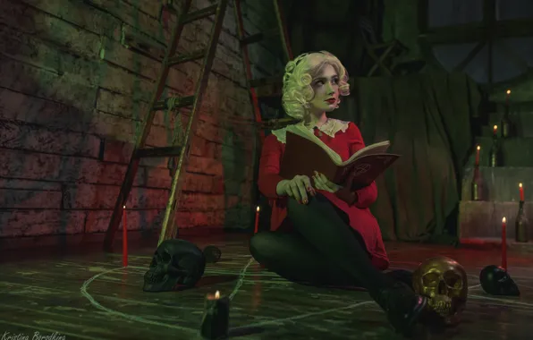 Cosplay, based on the movie, Chilling adventures of Sabrina, Chilling Adventures of Sabrina, Kristina Borodkina