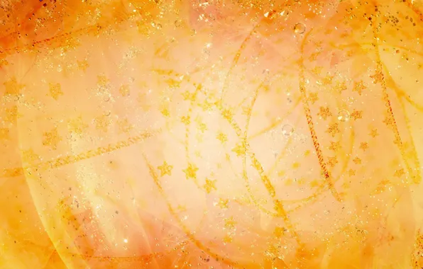 Orange, abstraction, Shine