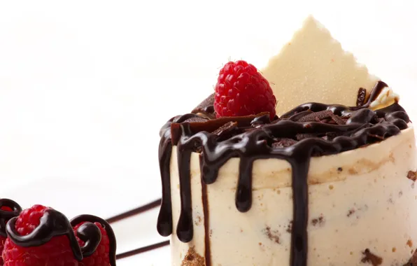 Raspberry, chocolate, dessert