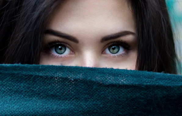 Picture brunette, look, pretty