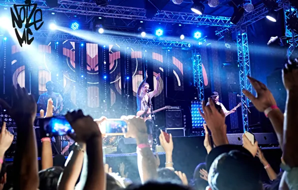 Music, Light, Energy, Concert, Rock, Noize MC, Rays of light