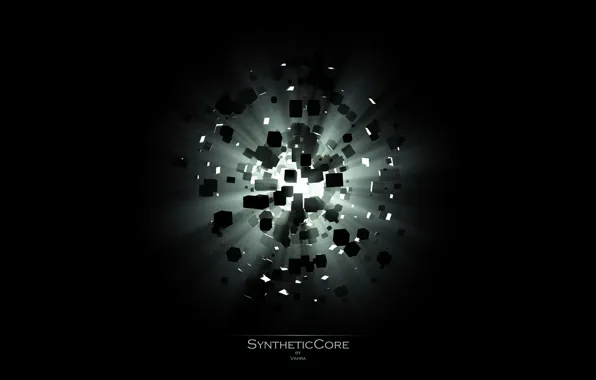 Picture light, the explosion, SyntheticCore, kubicki