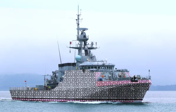 Ship, England, camouflage