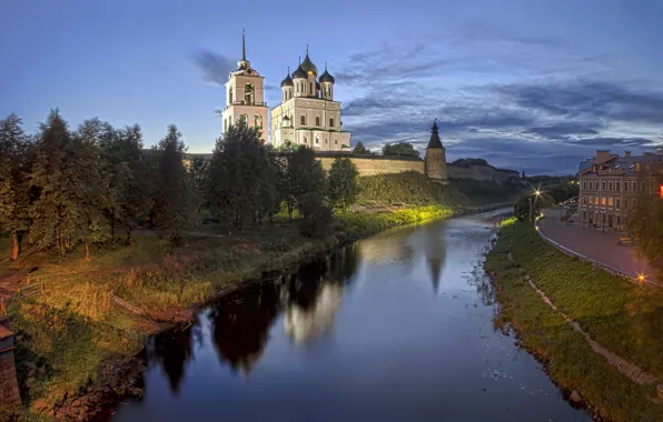 The city, the Kremlin, Pskov
