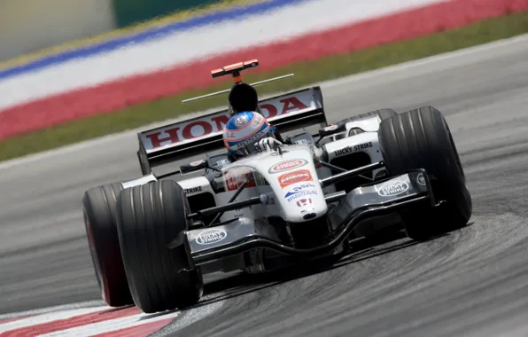 Race, Track, Formula-1, The car, Jenson Button, Jenson Button, Formula 1, BAR-Honda