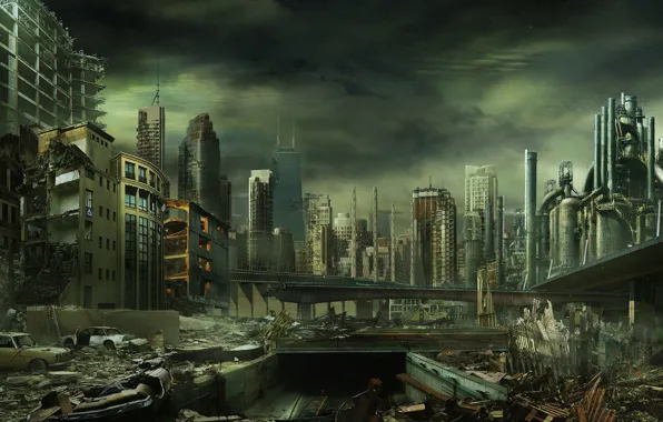 The city, destruction, disaster