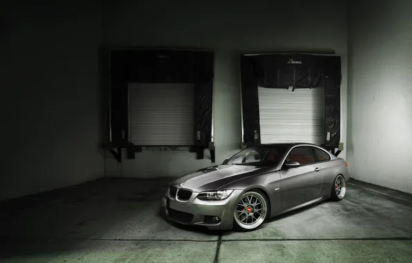 Windows, bmw, BMW, silver, wheels, drives, side view, the room