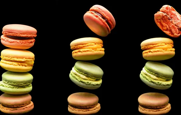 Food, cookies, colorful, cakes, macaron