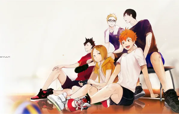 Picture sport, guy, volleyball, haikyuu!!