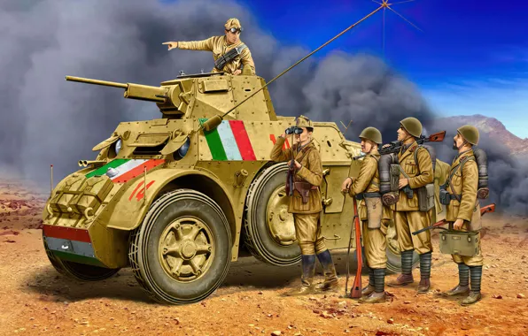 War, art, painting, tank, ww2, MB35