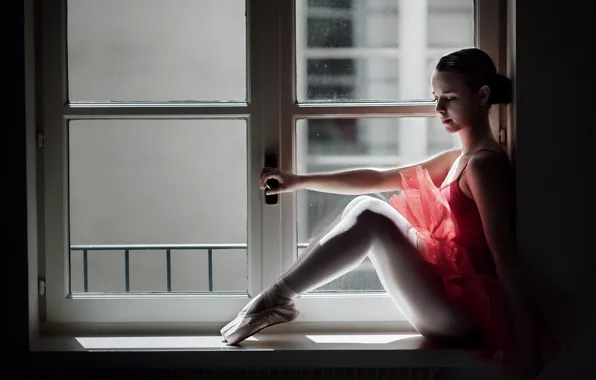 Window, ballerina, model, Tiffany Vigne-Massot