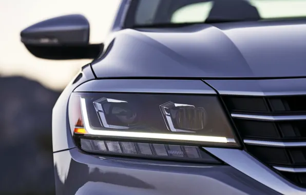 Picture headlight, Volkswagen, before, sedan, Passat, 2020, 2019, US Version