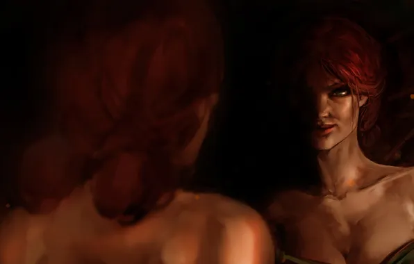 The Witcher, the enchantress, Triss Merigold