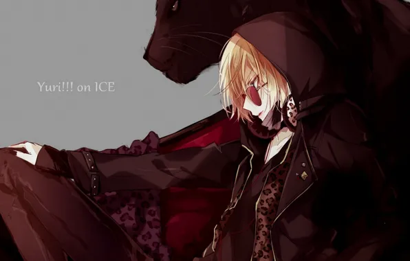 Anime, Panther, art, guy, Yuri on Ice, Yuri on the ice