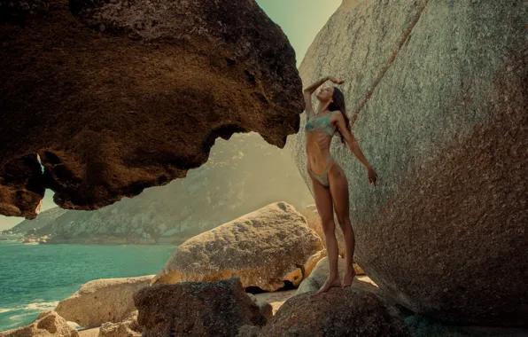 Girl, sexy, lingerie, hot girl, eyes, smile, beautiful, figure