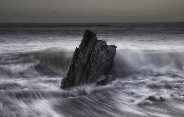 Sea, rock, stone