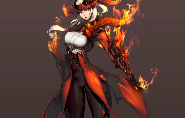 fire armor girl