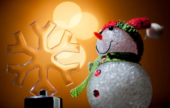 Holiday, toy, snowman